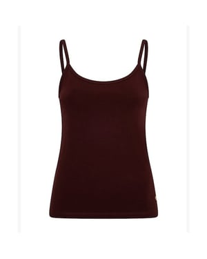 Red Button Singlet srb5140 burgundy
