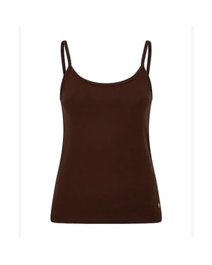 Red Button Singlet srb5140 espresso