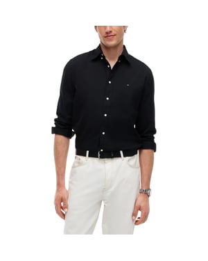 TOMMY HILFIGER Mens Shirts Slim Fit Oxford Long Sleeve Casual Cotton Formal Top