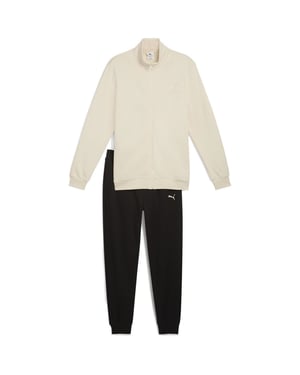Men's Puma Colorblock Tracksuit in Alpine Snow