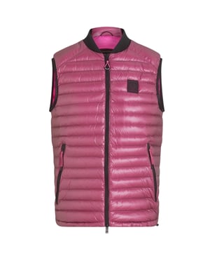 Belstaff Airframe Neon Shiny Pink Gilet Down Filled Jacket