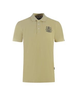 Aquascutum Beige polotröja med märkesärm