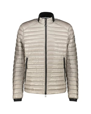 Belstaff Airframe Beige Glänsande dunfylld jacka