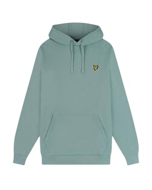 Lyle & Scott Brand Logo Slate Blue Hoodie