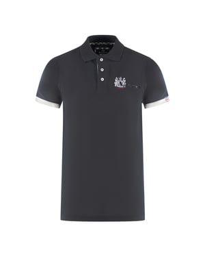 Aquascutum London Aldis Svart Pikétröja