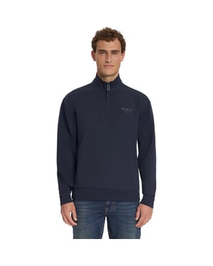 No Excess Sweater half zip dark night