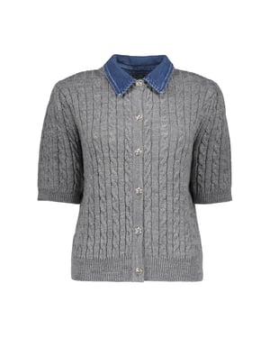 Geisha Pullover grey melange
