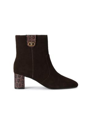 Kurt Geiger London Suede Chelsea Trim Ankle Boots