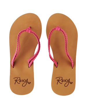 Roxy Costas II Kids Pink Flip-Flops