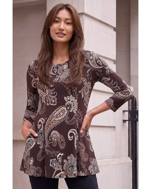 Paisley Pocket Tunic Top