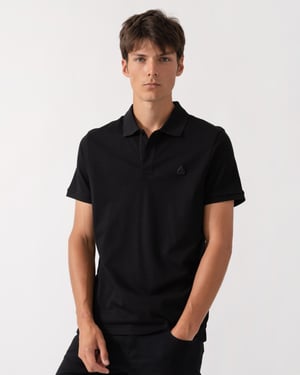 Regular Fit Short Sleeve Logo Detail Polo Shirt