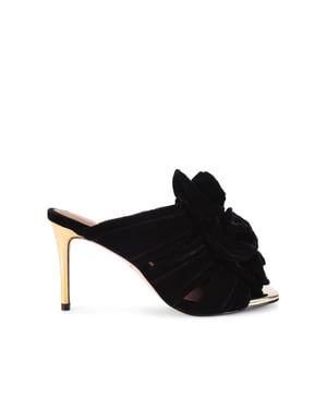 Kurt Geiger London Velvet Bloom Mule Mules