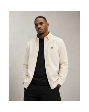 Lyle and Scott Lw1920v plain flanel y115 white