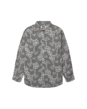 Woodbird brooks emb shirt 2636-712 black white