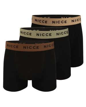 Nicce Galan Boxershorts Heren (Set van 5) (Zwart)