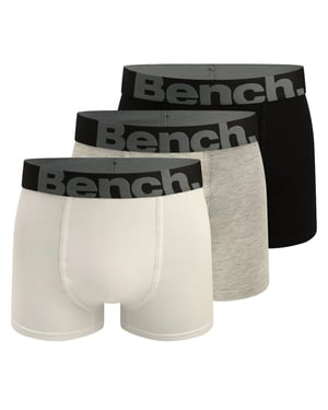 Bench Heren Conan Boxershorts (Set van 3) (Zwart/Grijs/Wit)