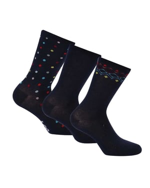 Lee Dam Kammix Ankelstrumpor (3-pack) (Blå)