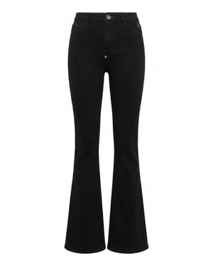 Utsvängda Jeans Basic
