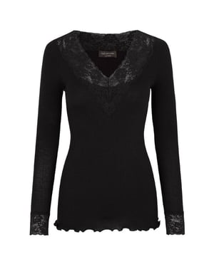 Rosemunde Top lange mouw 4865