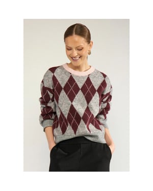 Nümph Nutikla 707317 pullover medium grey mel