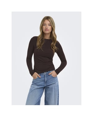 Only Onlglamour l/s ruching top cc jrs