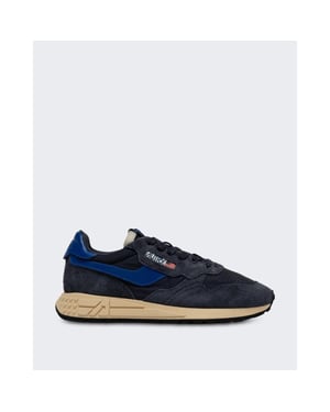 Autry Heren reelwind low sneaker van suède