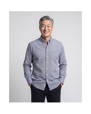 Campbell Casual overhemd donker