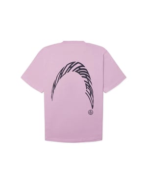Woodbird Wbbaine warp tee 2626-416 dusty violet