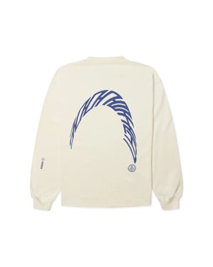Woodbird Wbbeam ls warp tee 2626-409 off white