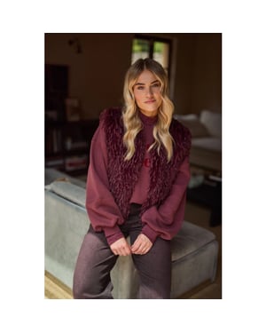 Nukus Nkf03099 333 nicola pullover cherry