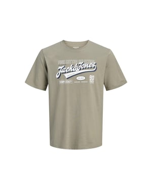 Jack & Jones Mens T-shirt Printed Logo Short Sleeve