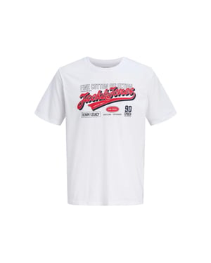 Jack & Jones Mens T-shirt Printed Logo Short Sleeve