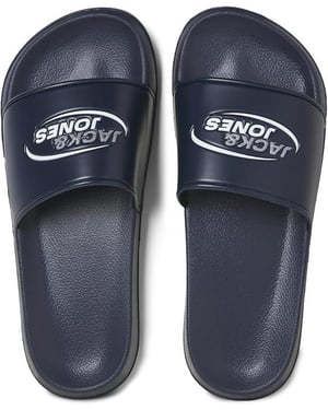 Jack & Jones Mens Logo Sliders Slip On