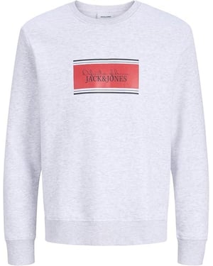 Jack & Jones Mens Crew Neck Sweatshirt Casual Pullover