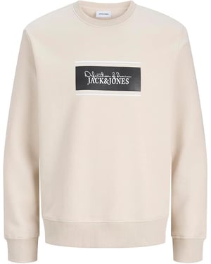 Jack & Jones Mens Crew Neck Sweatshirt Casual Pullover
