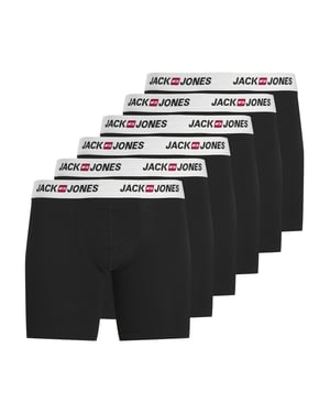 Jack & Jones Men's Big Plus Size Boxers 6 Pack