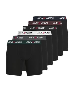 Jack & Jones Men's Big Plus Size Boxers 6 Pack