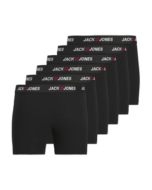 Jack & Jones Men's Big Plus Size Boxers 6 Pack