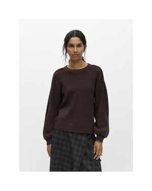 Object Objhannah l/s re knit pullover noos