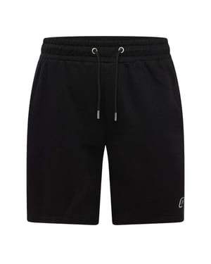 Crosshatch Branton-sweatshorts voor heren (Zwart)