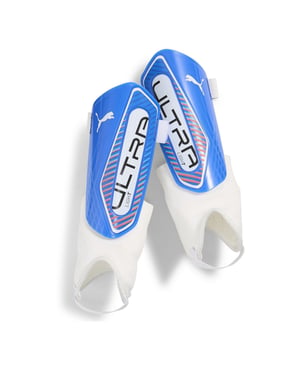 Accessories Puma Ultra Light Ankle Shin Pad Mens in Blue/White/Red