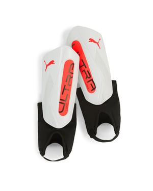 Accessories Puma Ultra Light Ankle Shin Pad Mens in White/Glowing