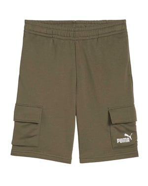 Puma Barnens/Kid's Essential No.1 Logo Cargo Shorts (Loden)