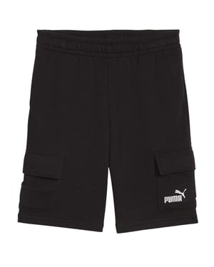 Puma Barn/Junior Essential No.1 Logo Cargo Shorts (Svart)