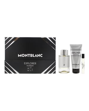 Montblanc Explorer Platinum Eau de Parfum 100ml Gift Set for Him