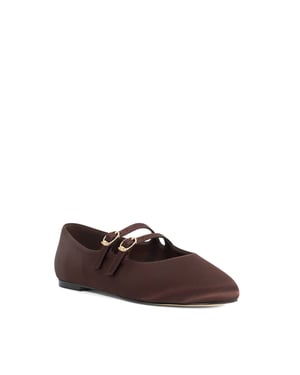 Dune Ladies Hypnotize - Velvet Buckle Ballet Flats