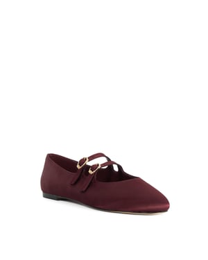 Dune Ladies Hypnotize - Velvet Buckle Ballet Flats
