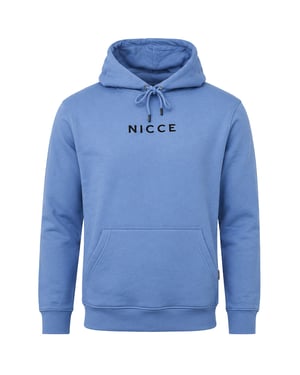 Nicce Centre Logo Mens Blue Hoodie