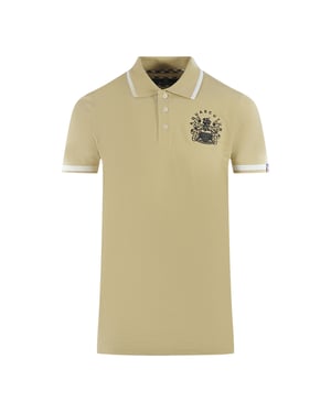 Aquascutum Tipped Aldis Beige Pikétröja