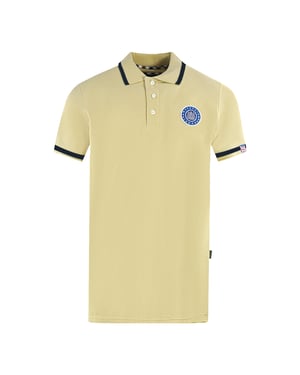 Aquascutum London Broderad Badge Beige Polotröja